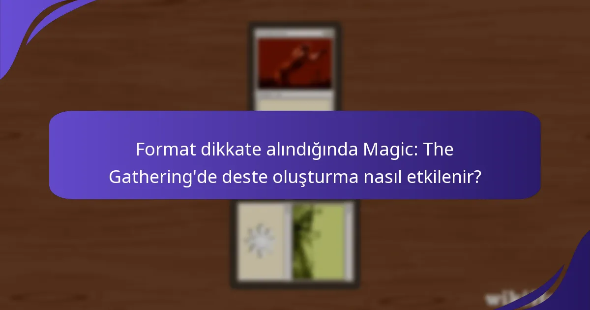 Oyuncu geri bildirimi, deste oluşturma stratejilerini nasıl geliştirebilir?